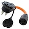 Ac Works Plug Adapter, STW, 14-30R, 6-30R, 14-30P, 1.5 ft., Orange PB1430L630 - alternate 1
